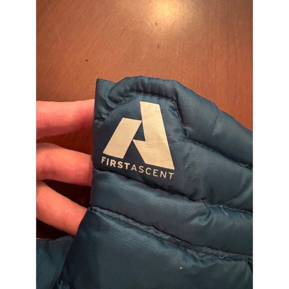 Eddie Bauer EB800 First Ascent Goose Down Packable Puffer Vest Turquoise Medium - Picture 15 of 16